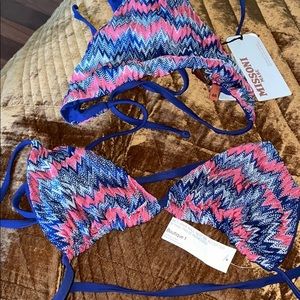 NEW MISSONI REVERSIBLE TRIANGLE BIKI